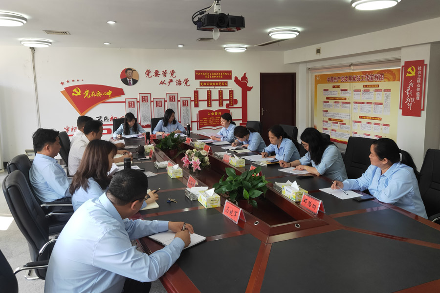 守初心，擔(dān)使命 楚湘正誠物業(yè)各支部召開組織生活會