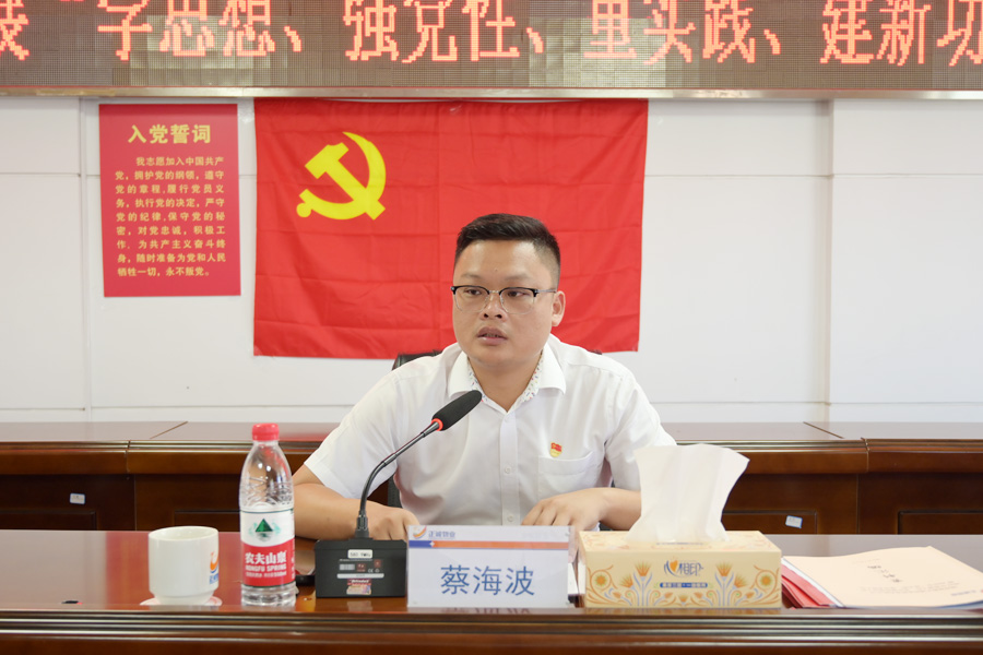 公司開展主題教育黨課活動