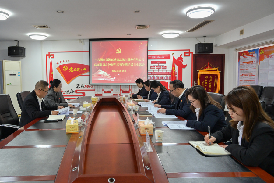 正誠服務(wù)黨總支召開2025年度民主生活會(huì)